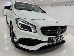 Mercedes Benz CLA180 R18 BodyKit 4 Exhausts Revcam 2015 White